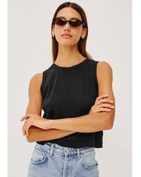 Rails - Boxy Cotton Tank - Lyst