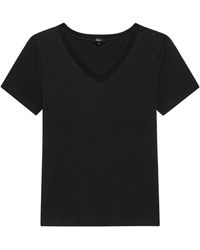 Rails - Classic Pima Cotton V Neck T-Shirt - Lyst