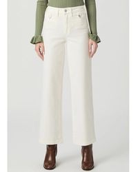 PAIGE - Anessa High Rise 31" Wide Leg Jeans - Lyst