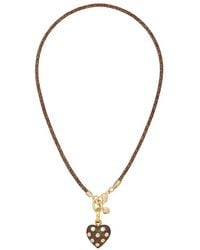 Roxanne Assoulin - Mini Studded Wood Pendant Necklace - Lyst