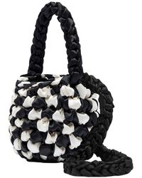 Isla De Gar - Hive Checkerboard Crossbody Satin Bag - Lyst