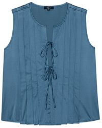 Rails - Aja Satin Sleeveless Top - Lyst