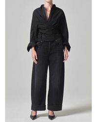Citizens of Humanity - Ayla Baggy Cuffed Crop High Rise Jean - Lyst