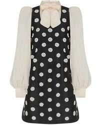 Queen of Archive - Cleo Embellished Mini Dress - Lyst