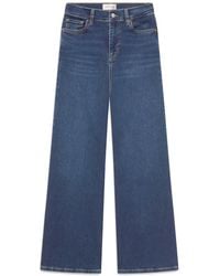FRAME - Le Slim Palazzo High Rise Flare Jean - Lyst