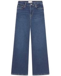 FRAME - Le Slim Palazzo High Rise Flare Jean - Lyst