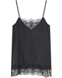Day Birger et Mikkelsen - Nio Satin Lace Camisole Top - Lyst