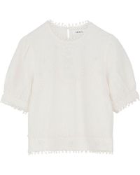SKALL - Emmy Linen Blouse - Lyst