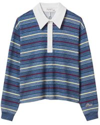 Rag & Bone - Rbmiramar Cropped Rugby Polo Top - Lyst