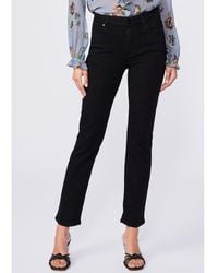 PAIGE - Cindy High Rise Straight Leg Clean Hem Jeans - Lyst