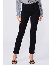 PAIGE - Cindy High Rise Straight Leg Clean Hem Jeans - Lyst