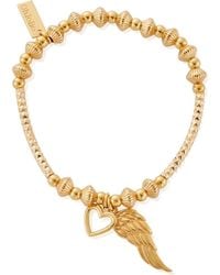 ChloBo - Disc Heart Angel Wing Bracelet - Lyst