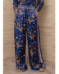 Hale Bob - Celestial Print Wide Trousers - Lyst