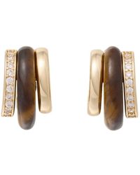 Roxanne Assoulin - Stone Huggie Earrings - Lyst