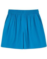 SKALL - Edgar Organic Cotton Poplin Shorts - Lyst