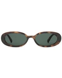 Le Specs - Outta Love Oval Sunglasses - Lyst