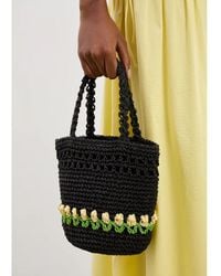 Damson Madder - Raffia Tulip Bag - Lyst