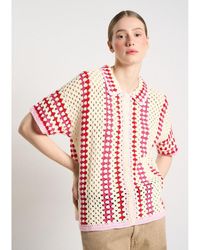 Les Tricots de Léa - Gilou Cotton Crochet Top - Lyst
