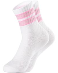 OOLY - Sporty Mesh Organic Cotton Socks - Lyst