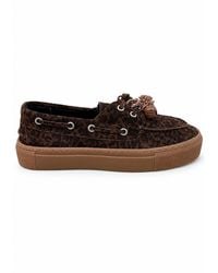 Date - Caletta Suede Platform Loafers - Lyst