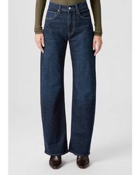 PAIGE - Arellia High Rise Barrel Leg 32" Jean - Lyst