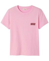 American Vintage - Ykobow Cotton T-Shirt - Lyst