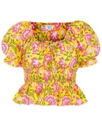 Pink City Prints - Katie Oranic Cotton Top - Lyst