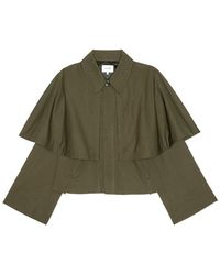FRAME - Paddock Cape Jacket - Lyst