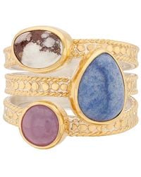 Anna Beck - Multi Stone Faux Stack Ring - Lyst