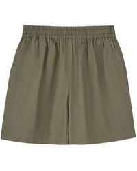 SKALL - Edgar Cotton Poplin Shorts - Lyst
