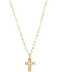 Anna Beck - Small Cross Necklace - Lyst