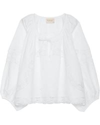 SISSEL EDELBO - Agathe Organic Cotton Blouse - Lyst