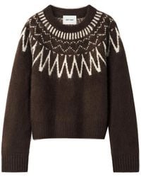 Soft Goat - Brushed Fair Isle Crewneck Cashmere Jumper - Lyst