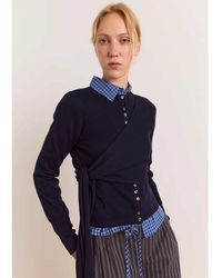 Damson Madder - Venna Wrap Cardigan - Lyst