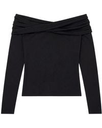PAIGE - Aaliyah Off Shoulder Top - Lyst