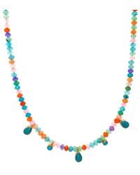 Anna Beck - Frida Beaded Charm Necklace - Lyst