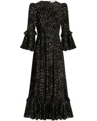 Queen of Archive - Chiara Velvet Maxi Dress - Lyst
