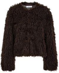 Haute L'Amitié - Lagotto Crop Faux Fur Jacket - Lyst