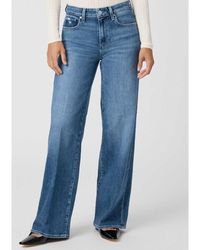 PAIGE - Tatum 32" Wide Leg Jean - Lyst