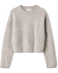 Soft Goat - Brushed Crewneck Cashmere Jumper - Lyst