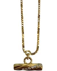 Rachel Jackson - Mini Twisted T Bar Necklace - Lyst