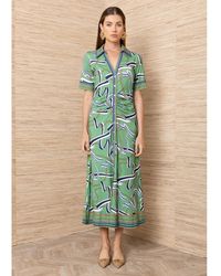 Hale Bob - Chain Print Shirt Dress - Lyst