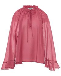 Devotion - Velvet Blouse - Lyst
