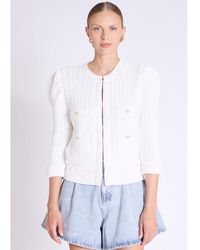 Berenice - Mgemma Knitted Cotton Cardigan - Lyst