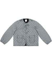 seventy + mochi - Aria Quilted Organic Cotton Denim Jacket - Lyst