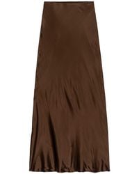 Rails - Romina Satin Midi Skirt - Lyst