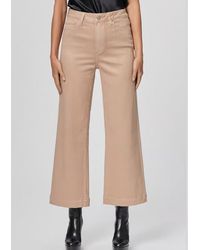 PAIGE - Anessa High Rise Wide Leg Jean - Lyst