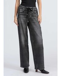 Rag & Bone - Rb Miramar Terry Wide Leg Cotton Trousers - Lyst