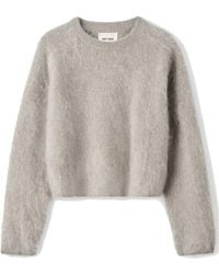 Soft Goat - Brushed Crewneck Cashmere Jumper - Lyst