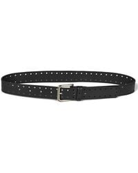 Munthe - Nixie Perforated Leather Belt - Lyst